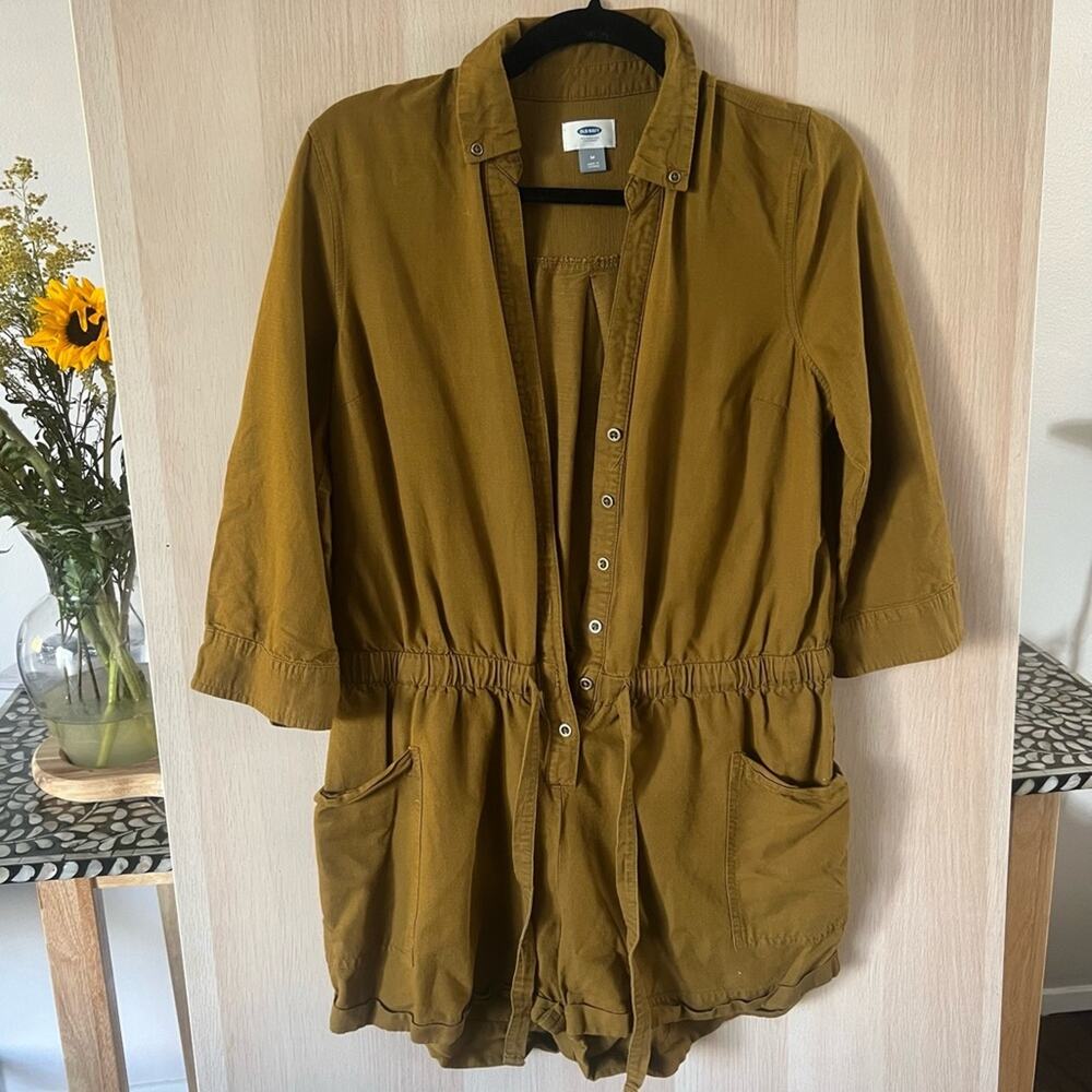 Old Navy Brown Utility Romper
